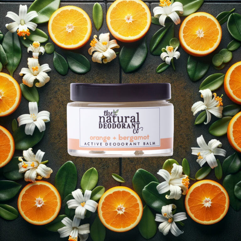 The Natural Deo Co - Baume Déodorant Actif Orange-Bergamote