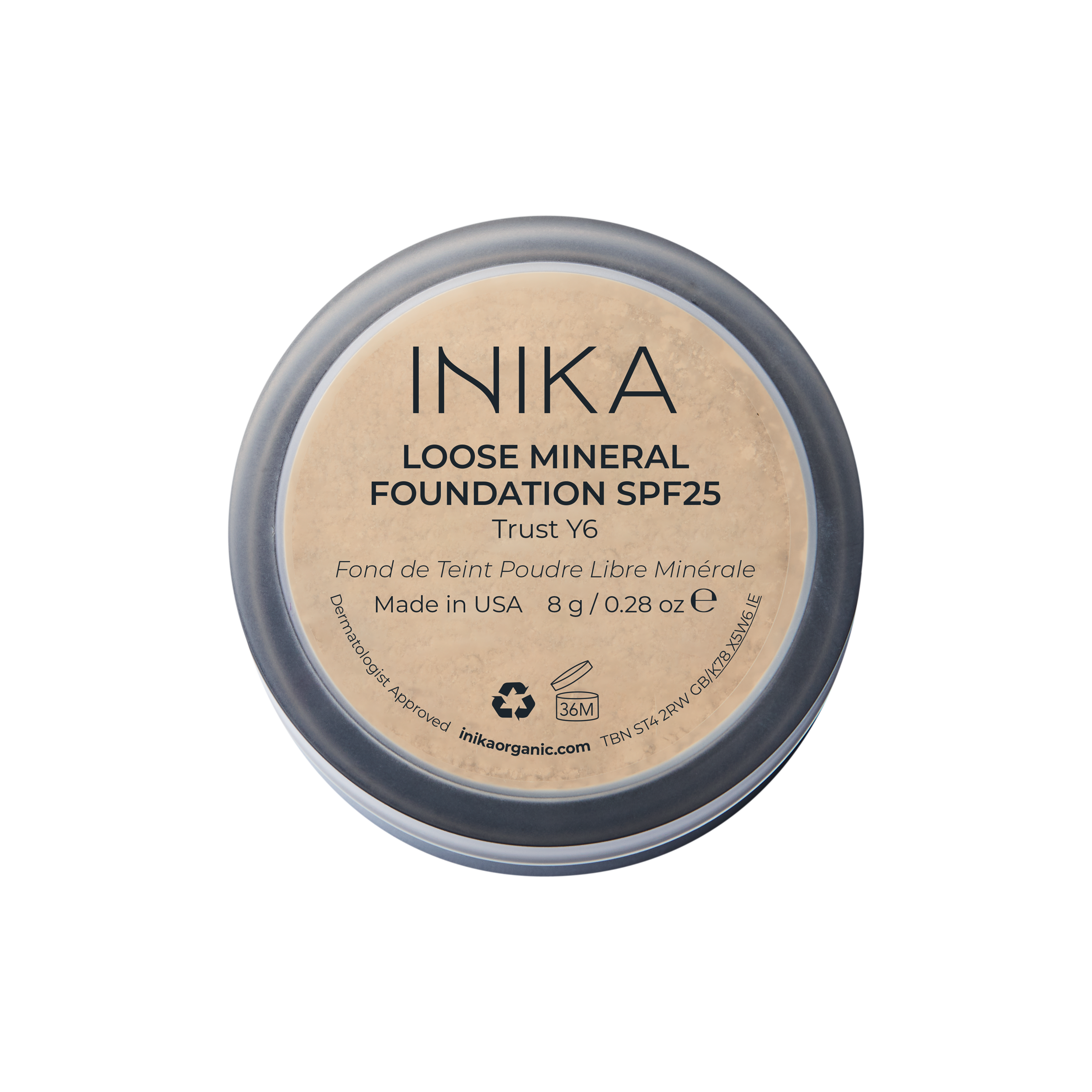 INIKA - Loose Mineral Foundation SPF 25