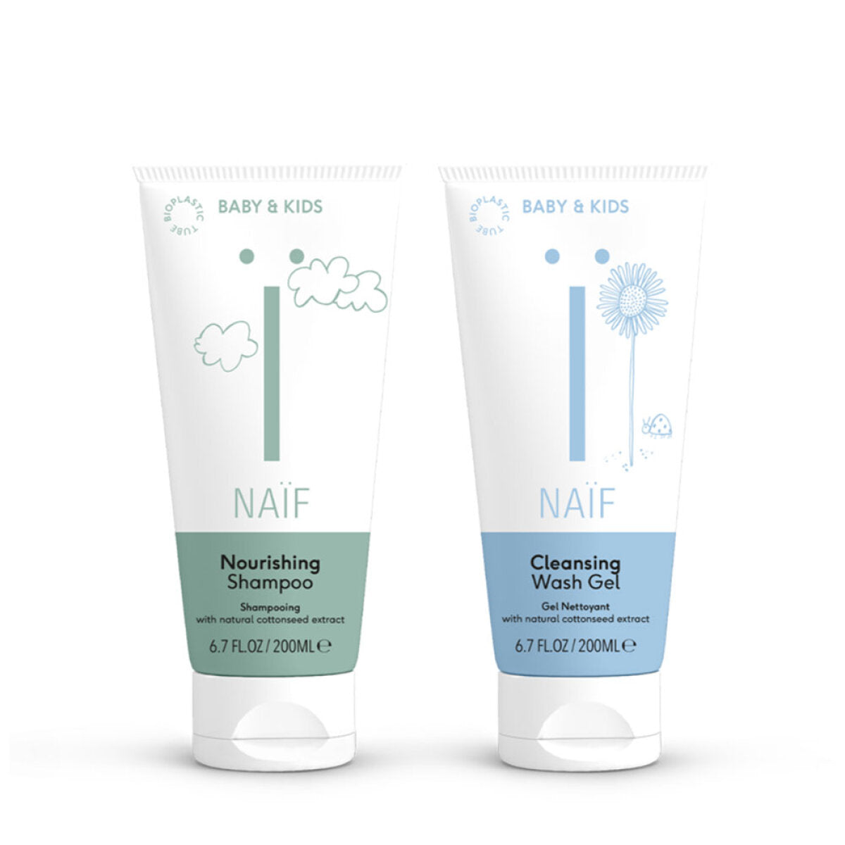 Duo Shampoing & Gel Lavant Bébés & Enfants - Naïf