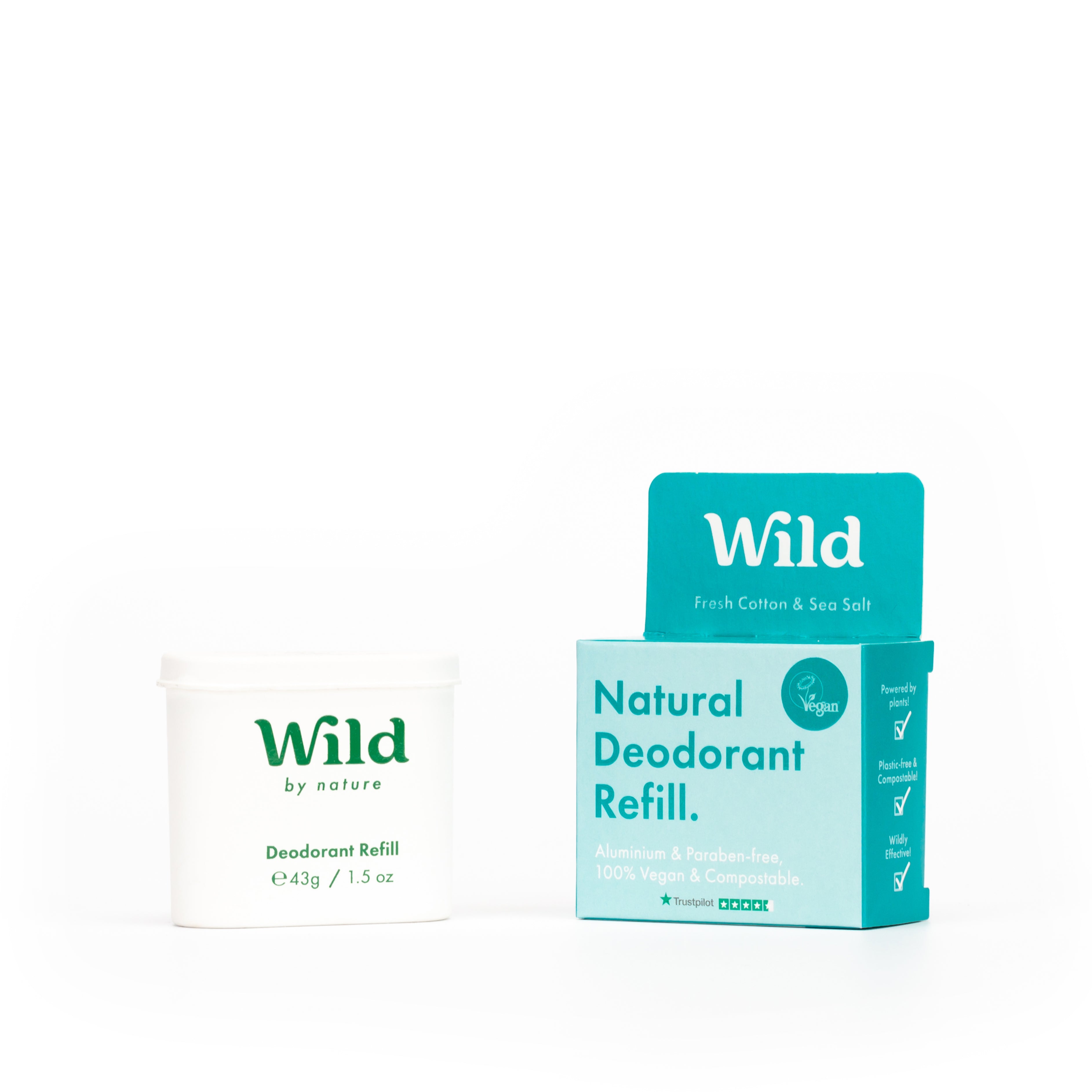 Fresh Cotton & Sea Salt Deo Refill - Wild