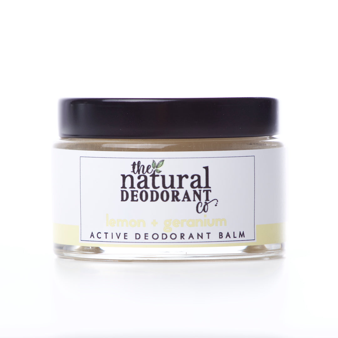 The Natural Deo Co - Baume Déodorant Actif Citron Vert - Géranium